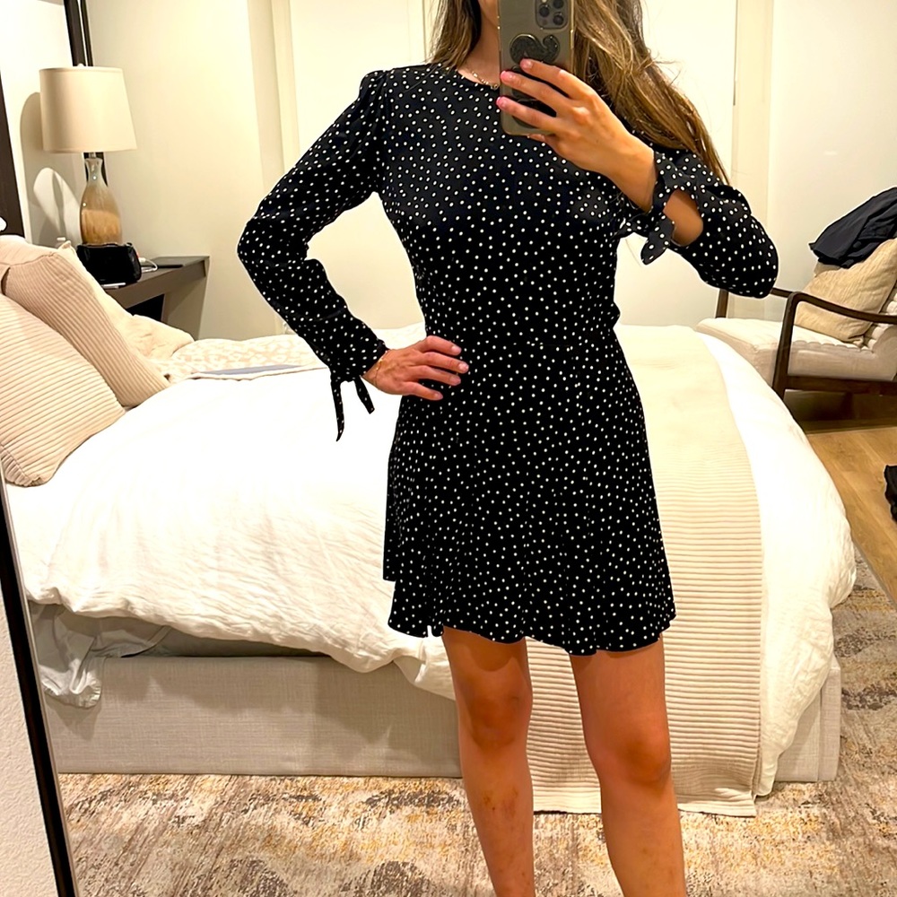 Reformation Polka Dot Mini Dress